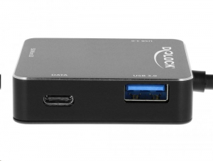 Delock 3 portos USB 3.1 Gen 1 Hub + kártyaolvasó (64045)